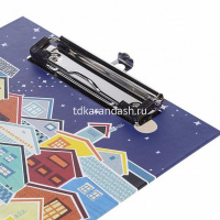 Планшет с зажимом А5 "Городок" матовая ламинация Пп5л_075762/075762 от магазина "Карандаш"