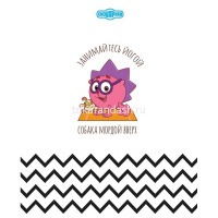Тетрадь А5 24л клетка "Смешарики. Ёжик" на скобе 5 дизайнов 085278 от магазина "Карандаш"