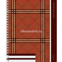 Тетрадь А5 96л клетка "Джентльмены" на спирали матовая ламинация 4 дизайна 96Т5лтВ1гр/068615 от магазина "Карандаш"
