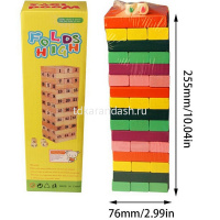 Игра "Дженга" 25х8х8см, 48 деталей, дерево Y6188-17 от магазина "Карандаш"