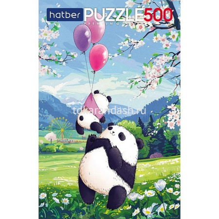 Пазлы 500 эл. "Premium. Плюшевые панды" 33х48см 500ПЗ2_32205/088381 от магазина "Карандаш"