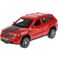 Машина "Jeep Grand Cherokee" красная, инерционная, металл 12см, двери (открывающиеся двери) от магазина "Карандаш"