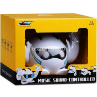 Робот р/у "Вилли" 14,5х8х10,5см пластик (подсветка глаз, кувырки, мелодия) K24 от магазина "Карандаш"