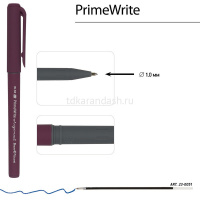 Ручка шариковая "PrimeWrite. Basic. Original" 1,0мм синяя, корпус Soft Touch ассорти 20-0295/05 от магазина "Карандаш"