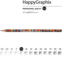 Карандаш чернографитный "Happy Graphix. Сказочные совы" НВ 21-0030/07 от магазина "Карандаш"