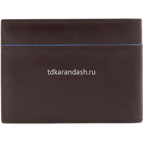 Кошелек "Blue Square Revamp" 12х9х2см 1 отделение, коричневый, натуральная кожа PU6190B2VR/MO от магазина "Карандаш"