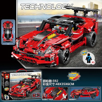 Конструктор "Машина" 592 детали пластик 1988909 от магазина "Карандаш"