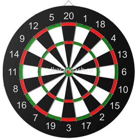 Дартс игольчатый d=36см, черный (6 дротиков) XJ2443 от магазина "Карандаш"