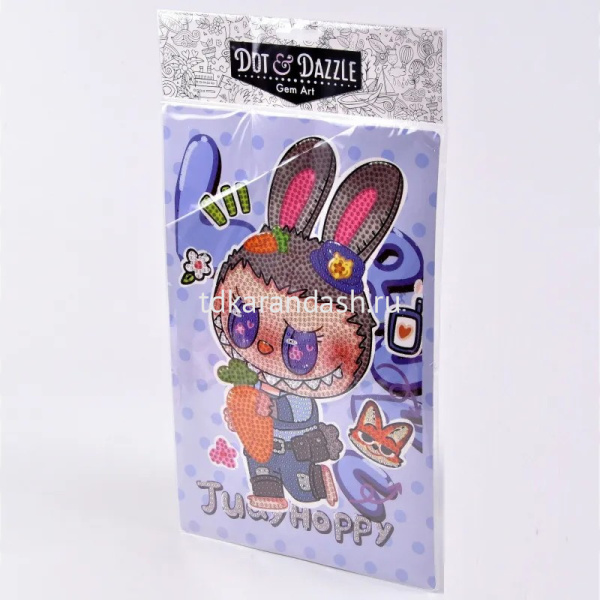 Алмазная мозаика 20х30см "Зубастик" частичная выкладка M-20532 от магазина "Карандаш"