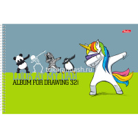 Альбом для рисования А4 32л "LOOK AT MY DAB" на спирали 5 дизайнов 32А4Всп/054748 от магазина "Карандаш"