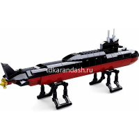Конструктор "Флот" 227 деталей 38х24х7см пластик (фигурка 35см, масштаб 1:450) 38-0703 от магазина "Карандаш"
