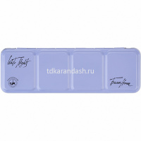 Краски акварельные 21 цвет "Белые ночи" 2,5мл кюветы с палитрой в металлическом пенале 191201564 от магазина "Карандаш"