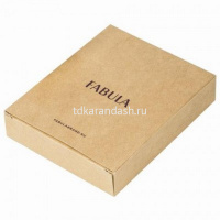 Портмоне 125х95х20мм черный, натуральная кожа, в подарочной коробке PM.39.LG. от магазина "Карандаш"