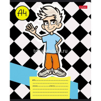 Тетрадь А5 12л линия "Влад А4" на скобе 5 дизайнов 12Т5В2/077557 от магазина "Карандаш"