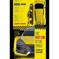 Блокнот А6 40л "Premium.Скорость и мощь" клетка гляневая ламинация, склейка, 3 дизайна 077053 от магазина "Карандаш"