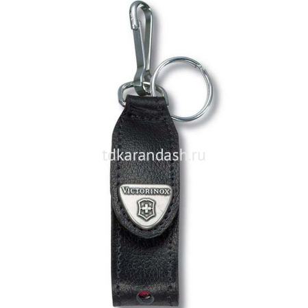 Чехол для ножей 58мм 2-3 уровня, натуральная кожа, с карабином, черный "Leather Hang Case" 4.0515