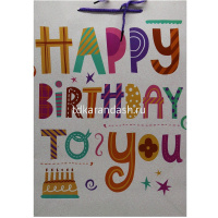 Картинка Пакет подарочный "С Днем Рождения" 26х32х12см 4 вида ZH2035 от магазина "Карандаш" Пакет подарочный "С Днем Рождения" 26х32х12см 4 вида ZH2035 от магазина "Карандаш"