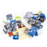 Конструктор "Мой мир" 42 детали 15х9х5см пластик (1 фигурка + скат) 62086-ZH от магазина "Карандаш"