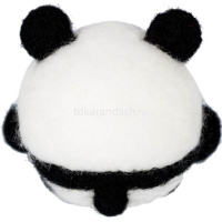 Набор для валяния "Игрушка. Панда Юкико" (шерсть, игла, основа, выкройка, трафарет) WT-0205 от магазина "Карандаш"