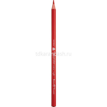 Карандаши 12 цветов "HappyColor" трехгранные дерево, картон 30-0046 от магазина "Карандаш"