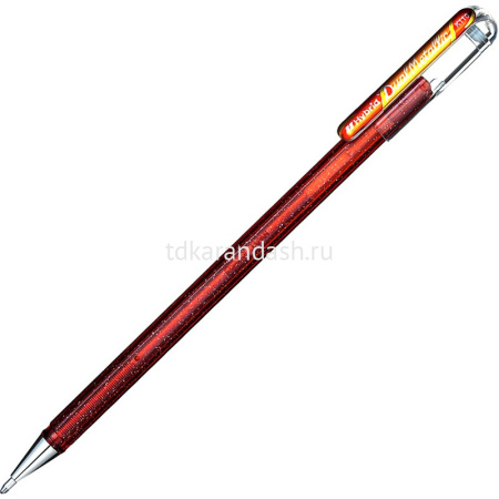 Ручка гелевая "Hybrid Dual Metallic" 1,0мм оранжевый+желтый металлик, чернила "хамелеон" K110-DFX