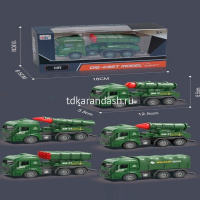 Машина "Военная" инерционная, пластик 12х6,5х5см, ассорти LT354450 от магазина "Карандаш"