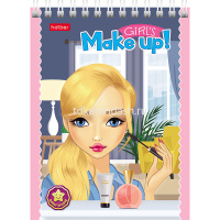 Блокнот А6 40л "Модницы" 4D клетка, на спирали, мелованный картон УФ-лак 40Б6В1гр/055481 от магазина "Карандаш"