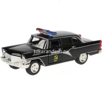 Машина "ГАЗ Чайка милиция" черная, инерционная, металл 11,5см (открывающиеся двери) X600-H09082-R от магазина "Карандаш"