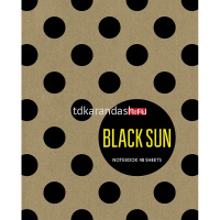 Тетрадь А5 48л клетка "Black dot" на скобе крафт 5 дизайнов 48Т5В1/075381 от магазина "Карандаш"