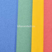 Набор цветного картона А4 4цв 20л "Калейдоскоп" тонированный в массе 200г/м2 ПК/4 от магазина "Карандаш"