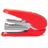 Степлер №10 15л глубина 30мм, со скобами, энергосберегающий, красный E0365