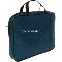 Папка с ручками 35х27х6см "Маренго" ткань, внутренний карман, жесткое дно ПДМ-111 от магазина "Карандаш"