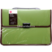 Портфель А4 2 отделения "Cube" 0,75мм зеленый E39634 от магазина "Карандаш"