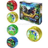 Игрушка "Йо-Йо Динозавры" 5,5см, пластик, светится 2039-526 от магазина "Карандаш"
