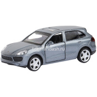 Машина "Porsche Cayenne S" серая, инерционная, металл 17,5см (свет, звук, откр.двери) JB1251267 от магазина "Карандаш"