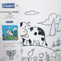 Холст на подрамнике с эскизом 20х20см "Зверята" VS195091 от магазина "Карандаш"