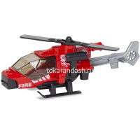Машина "Chengye. Пожарный автомобиль" металл 7,5см ассорти CHE1602-009 от магазина "Карандаш"