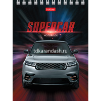 Блокнот А6 40л "Машины" клетка на гребне 5 дизайнов 40Б6B1гр/004666 от магазина "Карандаш"