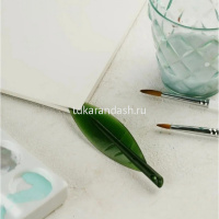 Разделитель для листов "Листок" 11,5см для альбомов-склеек, зеленый, пластик 78168 от магазина "Карандаш"