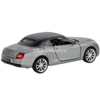 Машина "Bentley Supersport ISR" серая, инерционная, металл 17,5см (свет, звук, откр.двери) JB1251251 от магазина "Карандаш"