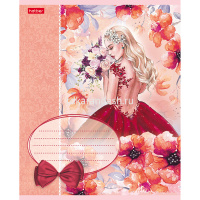 Тетрадь А5 12л клетка "Грёзы принцесс" на скобе, 5 дизайнов 12Т5В1/062624 от магазина "Карандаш"