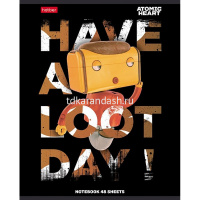 Тетрадь А5 48л клетка "Atomic Heart №1" на скобе 5 дизайнов 48Т5В1/084375 от магазина "Карандаш"