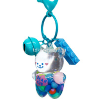 Брелок "Медведь" 5,5см с колокольчиком, пластик, 5 цветов SL2246 от магазина "Карандаш"