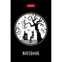 Блокнот А7 48л "W-wednesday" клетка, склейка, 3-х цветный блок, 5 дизайнов 083530 от магазина "Карандаш"