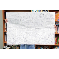 Раскраска-плакат "Домашние животные" Станкевич С.А. 90х60см 8 стр. 978-5-17-113600-0 от магазина "Карандаш"