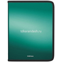 Папка на молнии A5+ "Matt Ice Metallic" пластик 0,6мм ассорти 50355 от магазина "Карандаш"