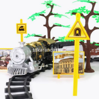 Железная дорога р/у 30х4х28см, длина пути 620см (свет, звук, дым) 0662/147-06377АН от магазина "Карандаш"
