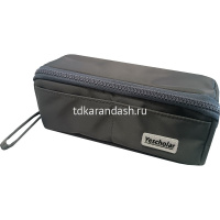 Пенал "Yescholar" 22х8,5х8см, квадратный, 1 отделение, 2 кармана, текстиль, с ручкой, 3 цвета BD5398 от магазина "Карандаш"