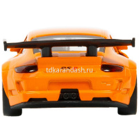 Машина "Porsche 911" оранжевая, инерционная, металл 17,5см (свет, звук, откр.двери) JB1200127 от магазина "Карандаш"