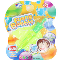 Мыльные пузыри "Зонт" 20х22см, 1 отверстие, 3 цвета, с перчатками Y4527-16 от магазина "Карандаш"